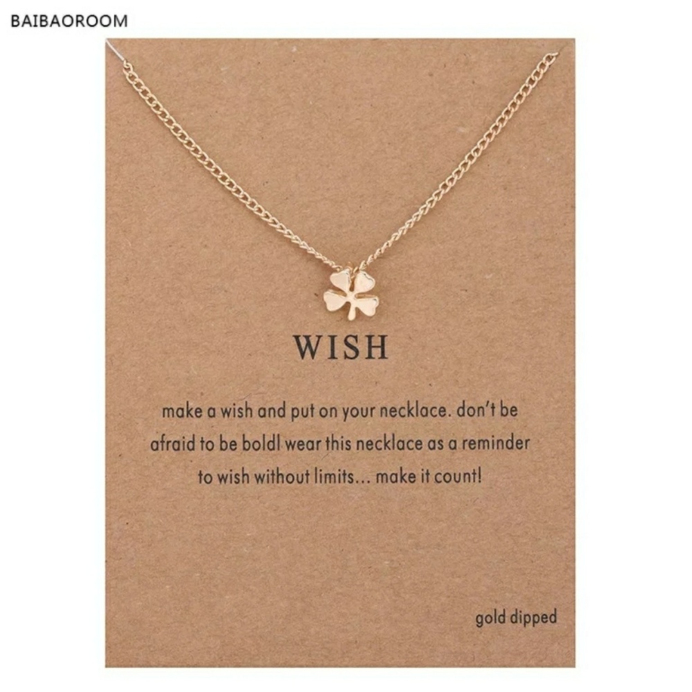 New Shamrock Wish Necklace